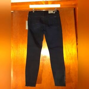 7 For All Mankind Cropped Gwenevere Super Skinny Jeans Size 30